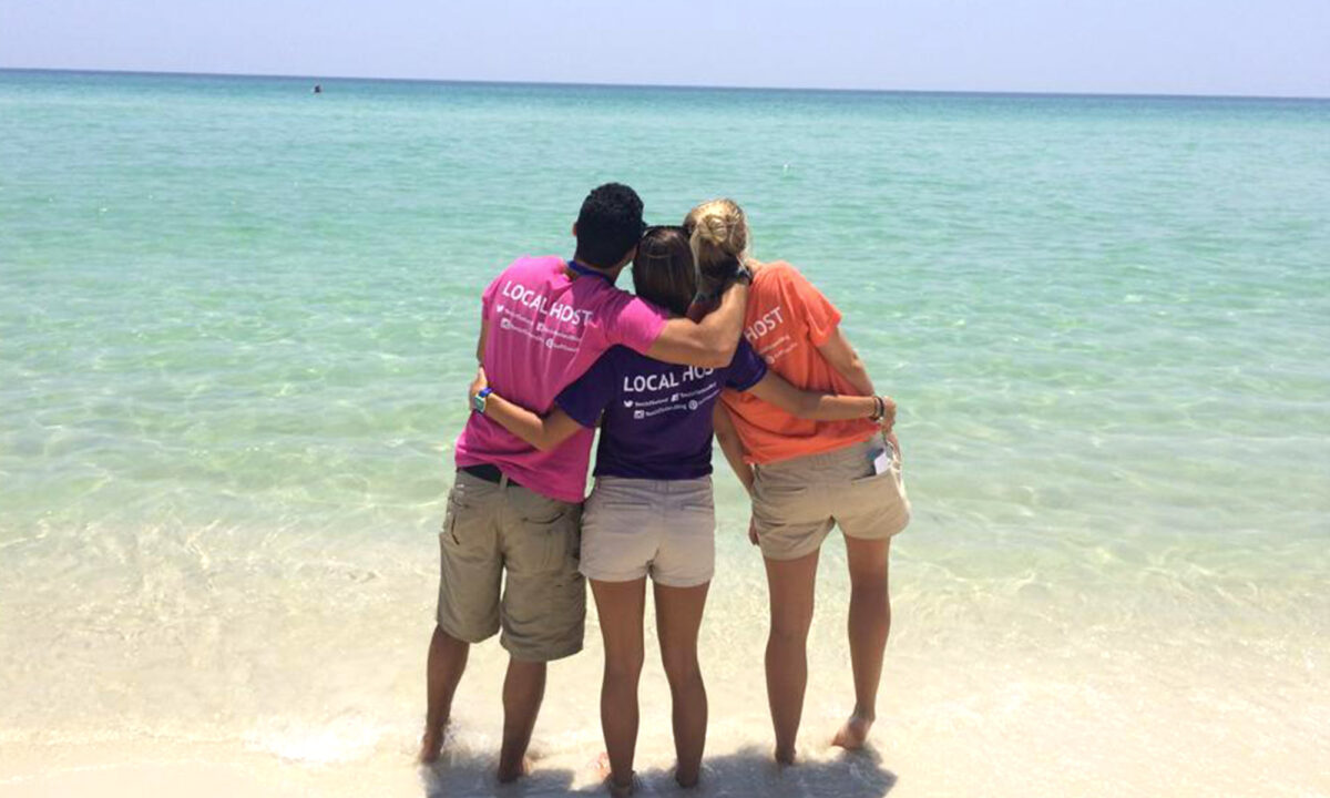 Beach Love Happiness Social Campaign hotel social media marketing