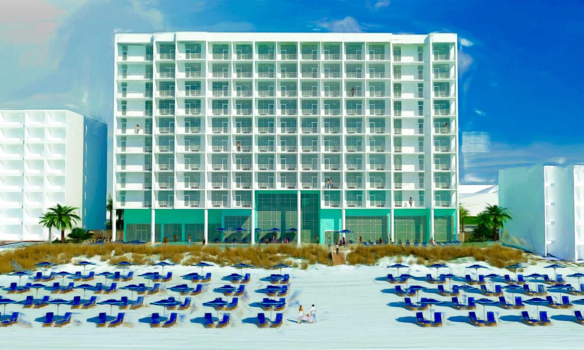 topping out hampton inn and suites panama city beach